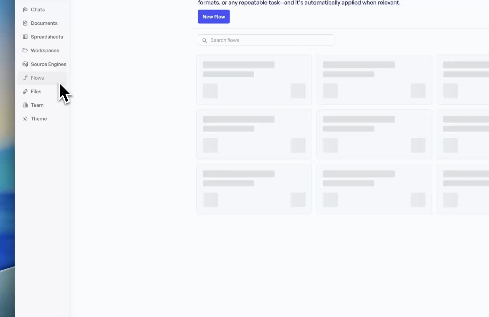 Jetdraft team workflows library screen